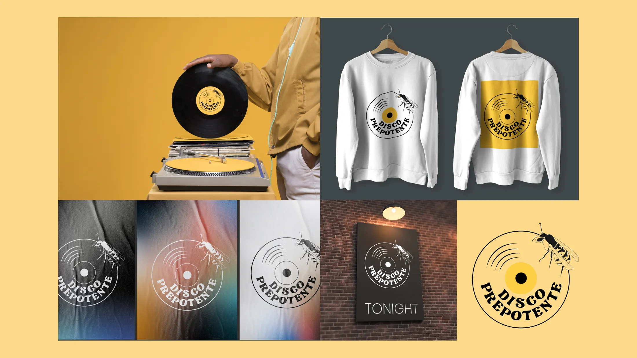 Disco Prepotente — Complete brand identity